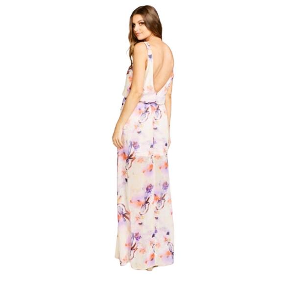 Show Me Your Mumu Kendall Maxi Dress Abers Babers Floral Women's Extra Small - Picture 2 of 15